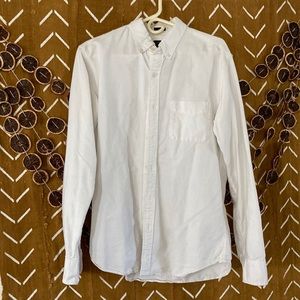 Men’s J. Crew slim fit Oxford shirt - white